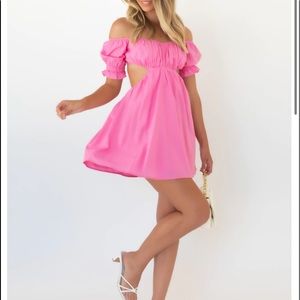 Jennison dress Hot pink